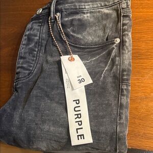 Purple Brand Men's Slim Straight Mid Rise Jeans